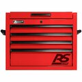 Homak RS Pro 27'' Red 4-Drawer Top Chest RD02027401 571RD02027401